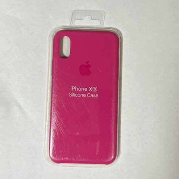 New iphone Xs Pink Silicone Case - Picture 1 of 2